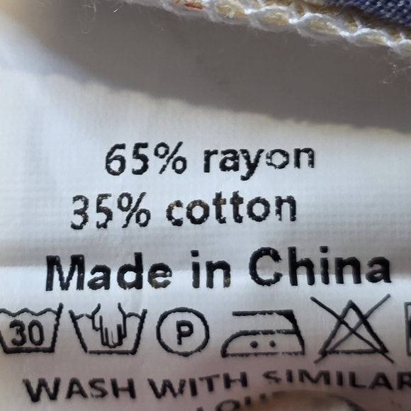 Zanzea Water color Cotton/Rayon Abstract Shirt.  US XL. Lightweight Short Sleeve - Picture 11 of 14